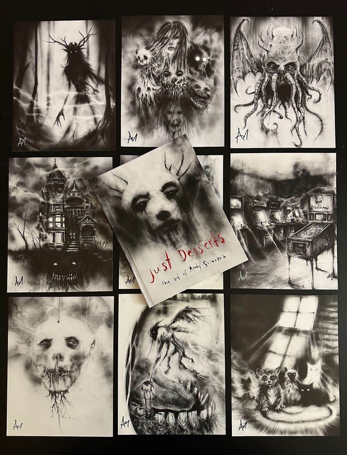 Andy Sciazko Signed Artbook and Prints