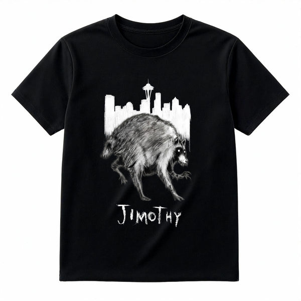 Jimothy City Black Tee 220 GSM