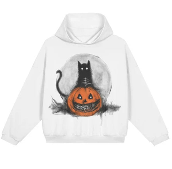 2026 Halloween Prime White Hoodie