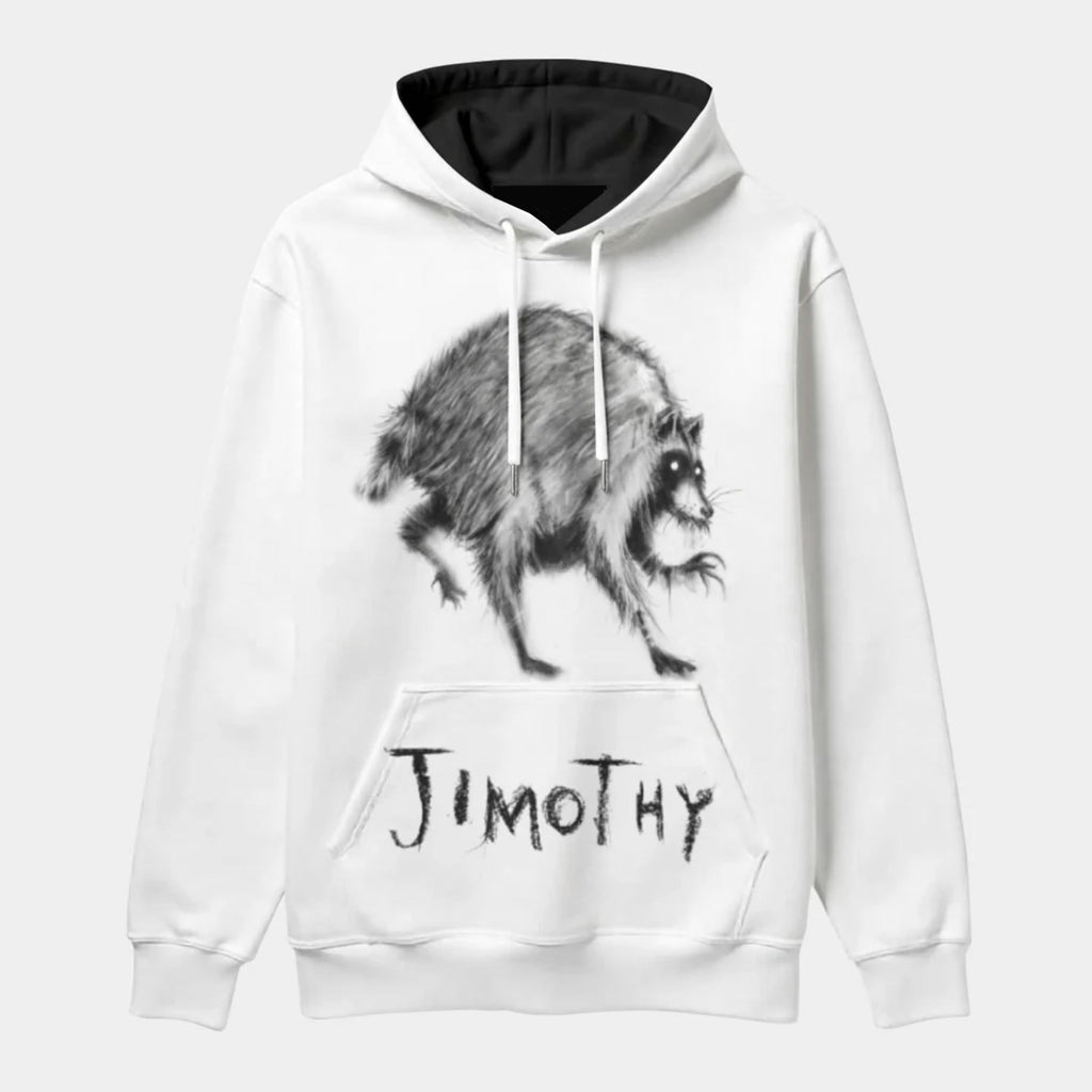 Jimothy Premium White Hoodie