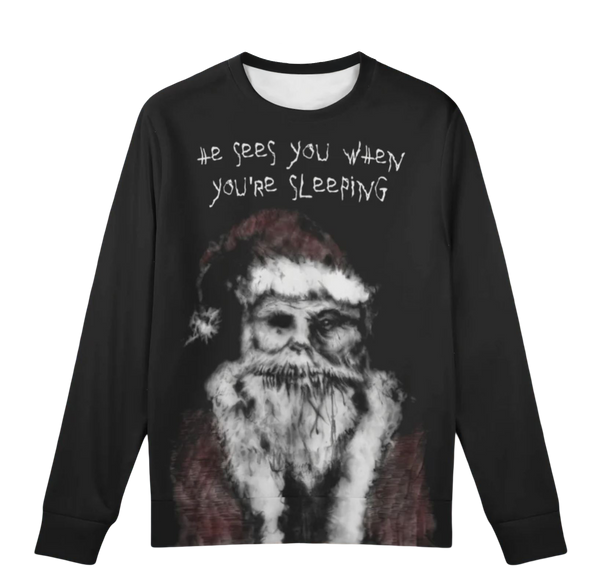 You Better Watch Out Black Ugly Sweater