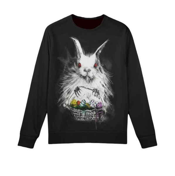Nightmare Easter Bunny Black Sweater