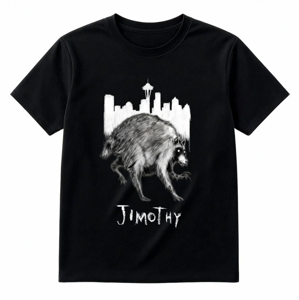 Jimothy City Black Tee 180 GSM