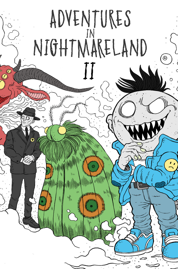 Adventures In Nightmareland 2 Coloring Book
